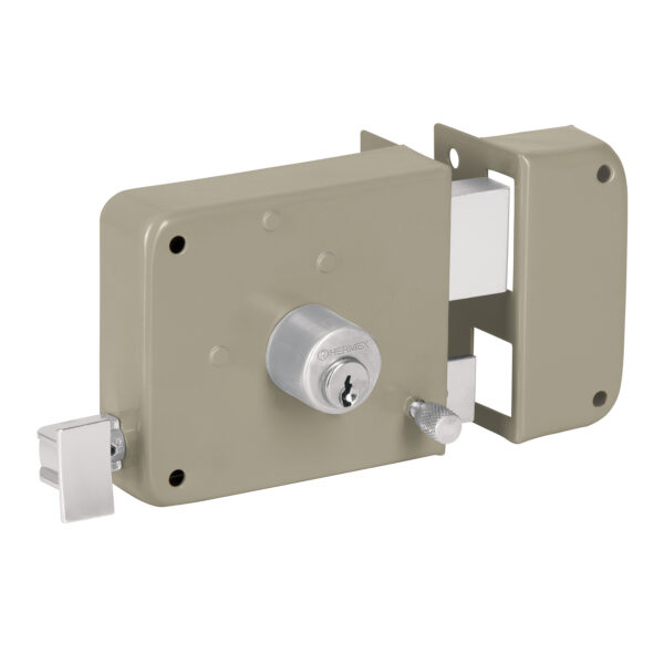 CERRADURA SOBREPONER IZQ INSTALA-FÁCIL, CAJA, HERMEX BASIC 27047