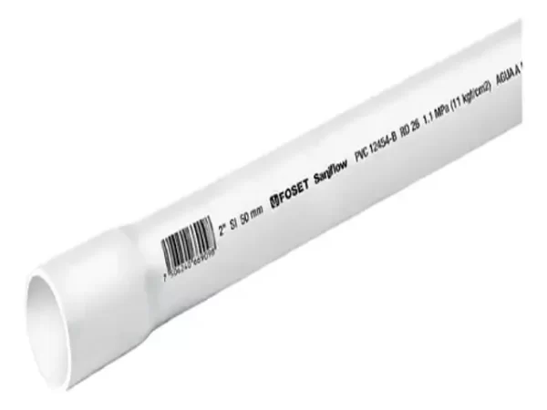 TUBO DE 3 M DE PVC DE 3/4" HIDRÁULICO RD 26, FOSET 40082
