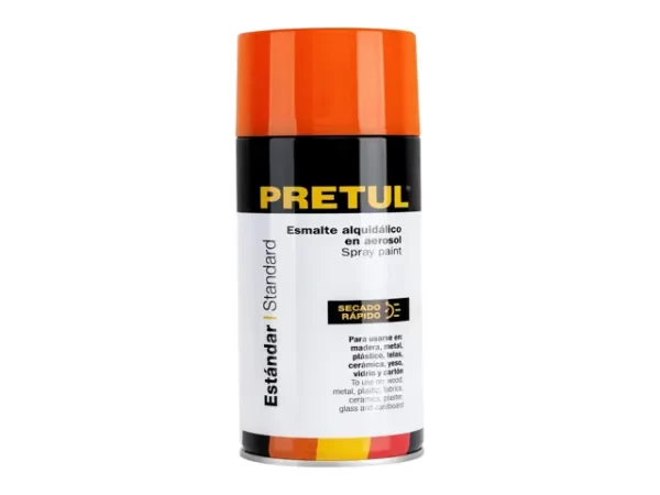 PINTURA EN AEROSOL, NARANJA, 400 ML, PRETUL- 27181