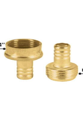 JUEGO CONECTORES 1/2" MACHO/HEMBRA DE LATÓN LAMINADO, PRETUL- 26032
