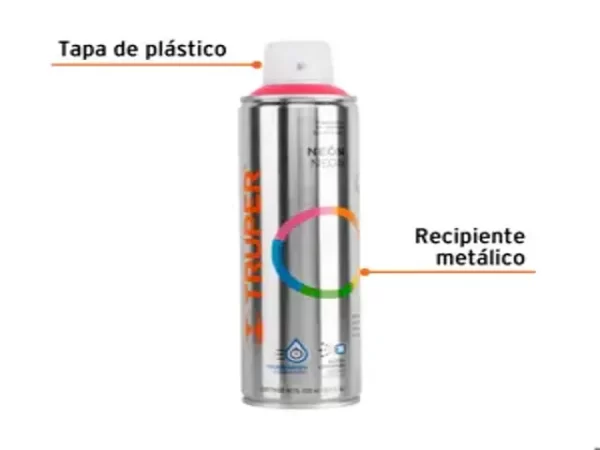PINTURA EN AEROSOL, ROSA NEÓN, BOTE ESBELTO, 400 ML-19074