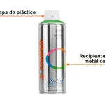 PINTURA EN AEROSOL, VERDE NEÓN, BOTE ESBELTO, 400 ML- 19073
