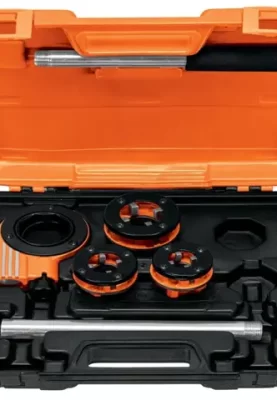 JUEGO DE 4 TARRAJAS PARA TUBO DE 1/2" A 1", TRUPER-13070