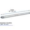 NIPLE DE ACERO GALVANIZADO 3/4 X 12", FOSET 48825 - Image 2