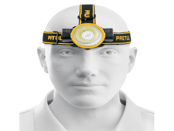 LINTERNA DE MINERO LED 95 LM, RECARGABLE, PRETUL 29088