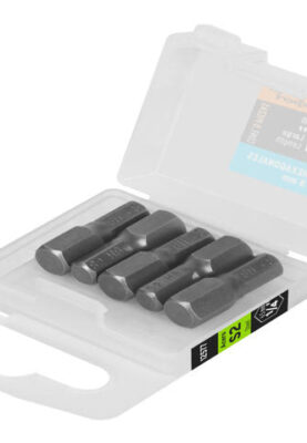 ESTUCHE CON 5 PUNTAS HEXAGONALES DE 8 MM LARGO 1", EXPERT 12577