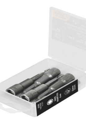 ESTUCHE CON 5 DADOS MAGNÉTICOS DE 8 MM LARGO 2-1/2", EXPERT 12948