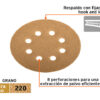 DISCOS DE LIJA 5" GRANO 220 LIJADORA ROTO- ORBITA.  103314XP - Image 2