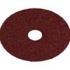 DISCO DE LIJA 4-1/2"CON RESPALDO DE FIBRA, GRANO 24, TRUPER. 100124XP
