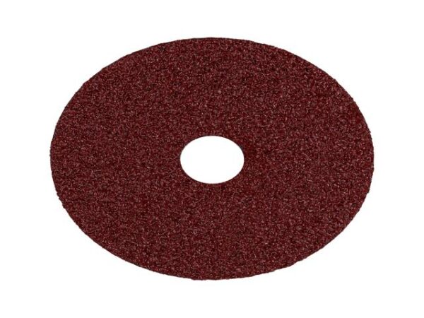 DISCO DE LIJA 4-1/2"CON RESPALDO DE FIBRA, GRANO 24, TRUPER. 100124XP