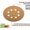 DISCOS DE LIJA 5" GRANO 100 LIJADORA ROTO- ORBITA. 103312XP - Image 2