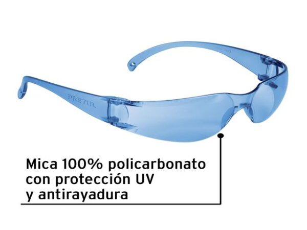 LENTES DE SEGURIDAD AZULES, PRETUL LITE   26009 - Image 2