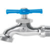 LLAVE PARA MANGUERA, DE LATÓN CROMADO, 130 G, 1/2", FOSET   49084