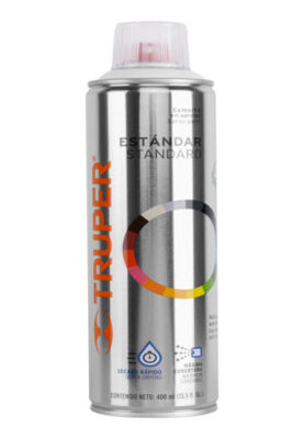 PINTURA EN AEROSOL, BLANCO BRILLANTE, BOTE ESBELTO, 400 ML  19032