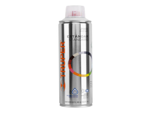 PINTURA EN AEROSOL, BLANCO BRILLANTE, BOTE ESBELTO, 400 ML  19032