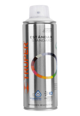 PINTURA EN AEROSOL, BLANCO MATE, BOTE ESBELTO, 400 ML  19034