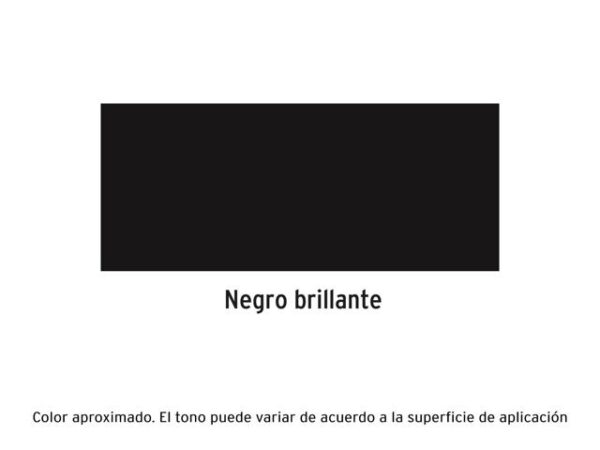 PINTURA EN AEROSOL, NEGRO BRILLANTE, BOTE ESBELTO, 400 ML   19031 - Image 2