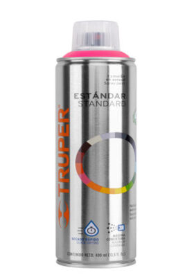 PINTURA EN AEROSOL, ROSA MEXICANO, BOTE ESBELTO, 400 ML   12734