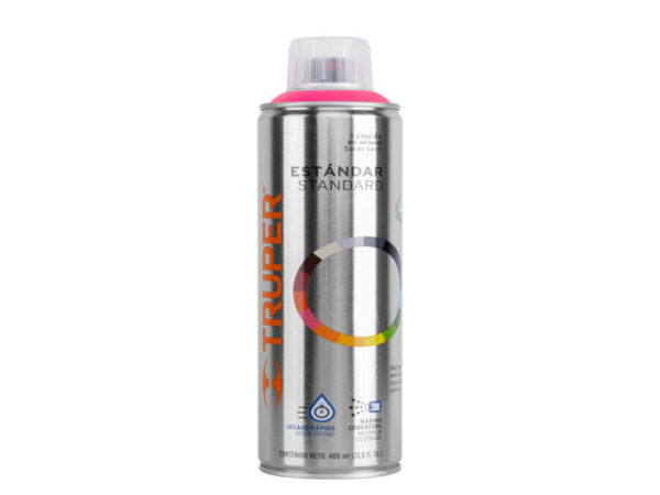 PINTURA EN AEROSOL, ROSA MEXICANO, BOTE ESBELTO, 400 ML   12734