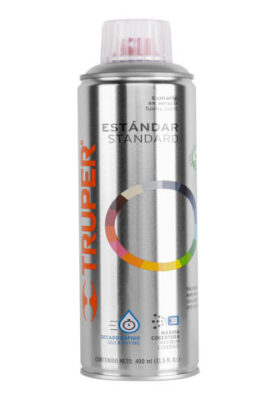 PINTURA EN AEROSOL,TRANSPARENTE BRILLANTE,BOTE ESBELTO,400ML  19036