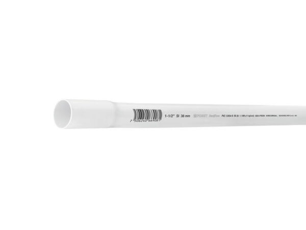 TUBO DE 3 M DE PVC DE 1-1/2" HIDRÁULICO RD 26, FOSET  40085
