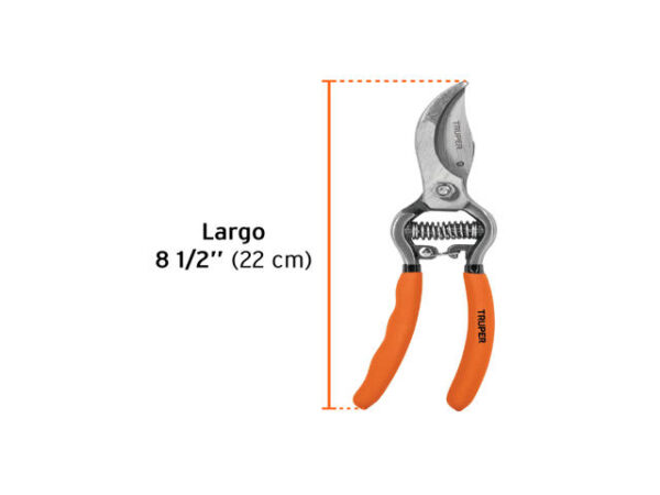 TIJERA FORJADA PARA PODA 8" PARA JARDINERÍA, TRUPER  18460 - Image 3