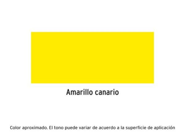 PINTURA EN AEROSOL, AMARILLO CANARIO, BOTE ESBELTO, 400 ML  19049 - Image 2
