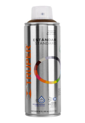 PINTURA EN AEROSOL, CAFE ANODIZADO, BOTE ESBELTO, 400ML  12775