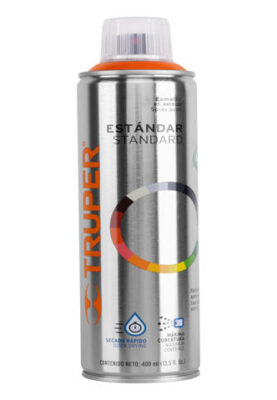 PINTURA EN AEROSOL, NARANJA, BOTE ESBELTO, 400 ML  19037