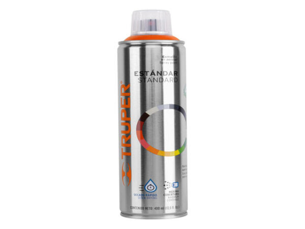 PINTURA EN AEROSOL, NARANJA, BOTE ESBELTO, 400 ML  19037