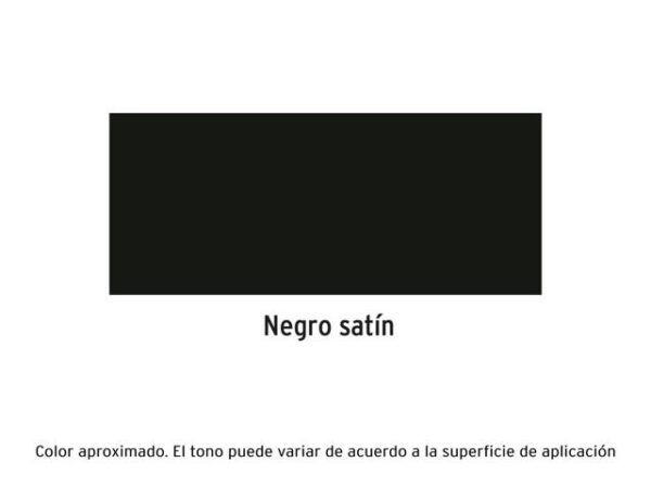 PINTURA EN AEROSOL, NEGRO SATÍN, BOTE ESBELTO, 400 ML   19054 - Image 2