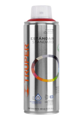 PINTURA EN AEROSOL, ROJO, BOTE ESBELTO, 400 ML, TRUPER   19040