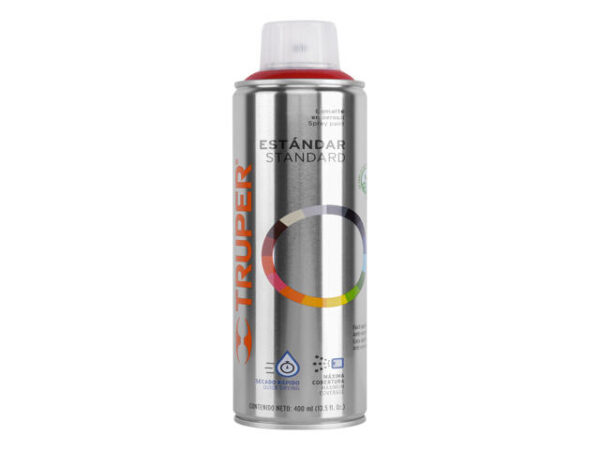 PINTURA EN AEROSOL, ROJO, BOTE ESBELTO, 400 ML, TRUPER   19040
