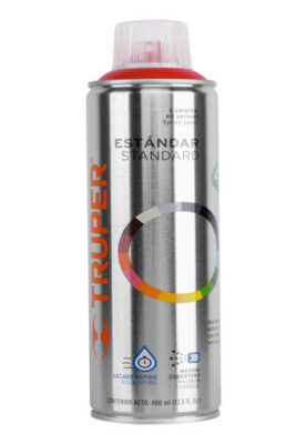 PINTURA EN AEROSOL, ROJO SEGURIDAD, BOTE ESBELTO, 400 ML 12732