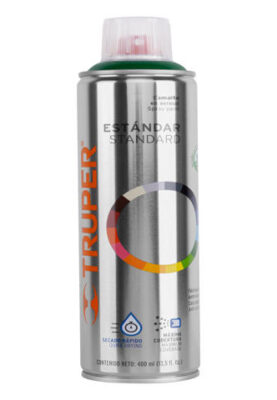 PINTURA EN AEROSOL, VERDE HOJA, BOTE ESBELTO, 400 ML   19047