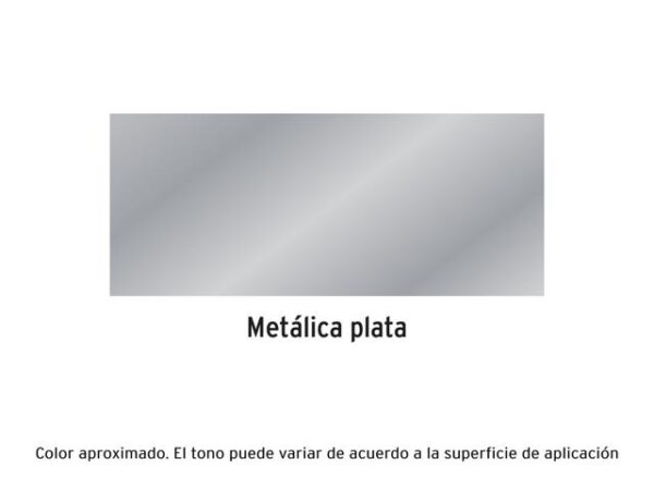PINTURA EN AEROSOL, PLATA METÁLICO, BOTE ESBELTO, 400 ML  19059 - Image 2