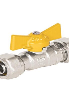 VÁLVULA ESFERA PARA PE-AL-PE, 3/8", FOSET  45943