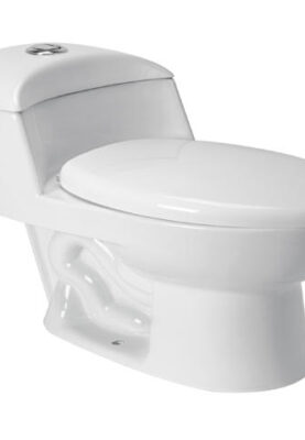 SANITARIO ONE PIECE ALARGADO DE PORCELANA,BLANCO, FOSET  49135