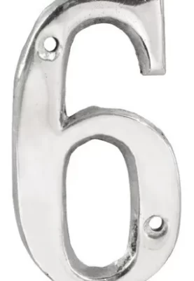 NUMERO 6-9 DE CASA 15 CM MEDIANO COLOR NATURAL  NM6-9