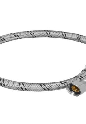 MANGUERA PARA BOILER, ACERO INOX, 1/2"X3/4", 80 CM, FOSET   49134