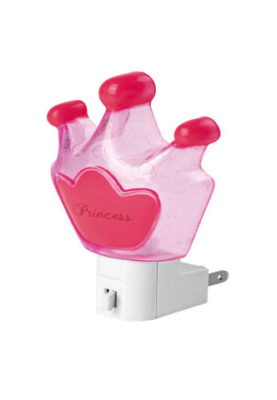 LUZ DE NOCHE CON LÁMPARA E12, CORONA PRINCESA, VOLTECK  46131