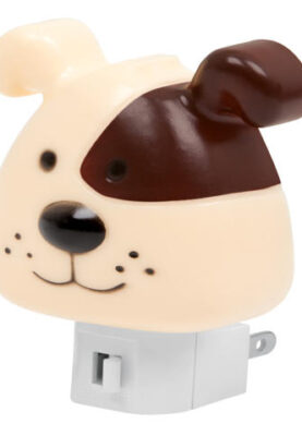 LUZ DE NOCHE CON LÁMPARA E12, PERRO, VOLTECK  46135