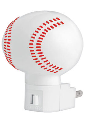 LUZ DE NOCHE CON LÁMPARA E12, PELOTA DE BÉISBOL, VOLTECK   46289