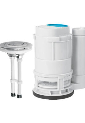 VALVULA DE DESCARGA DUAL EC ONE-PIEZA DE 3" CON BOTON   44158