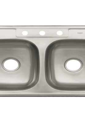 TARJA DE EMPOTRAR 84X56CM DOBLE TINA, FOSET BASIC  47024