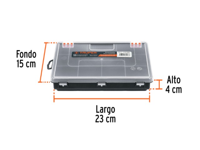 ORGANIZADOR 9" CON 11 COMPARTIMENTOS, TRUPER 10035 - Image 2