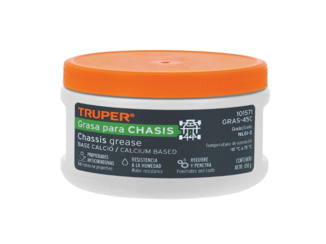 GRASA LUBRICANTE PARA CHASIS, BASE CALCIO, 450 G, TRUPER   101571