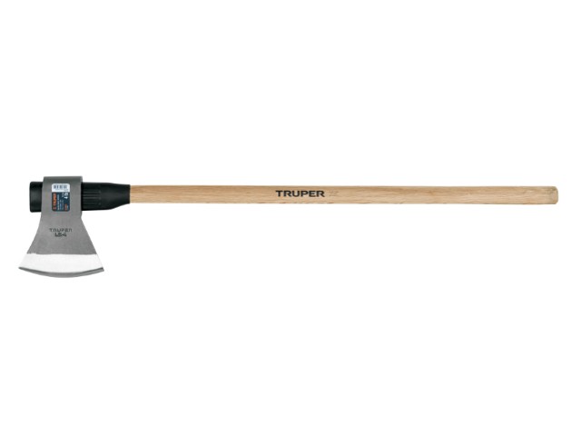 HACHA LABOR ENTERA 4 LB CON MANGO DE MADERA DE 36″,TRUPER  102981