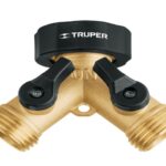 CONECTOR "Y" 3/4" LATÓN SÓLIDO CON TUERCA MÓVIL P/MANGUERA   10375