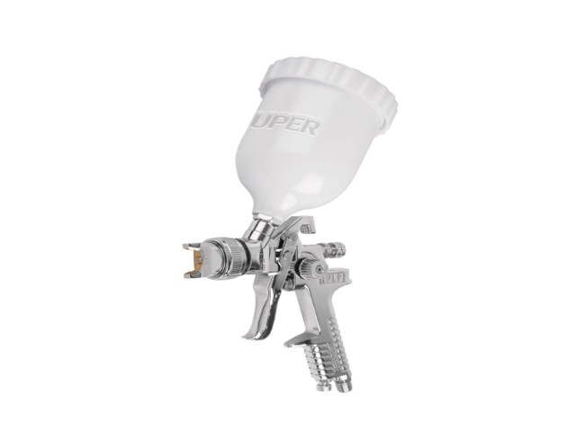 PISTOLA P/PINTAR GRAVEDAD HVLP VASO PLÁSTICO, 2 MM, TRUPER 12131 - Image 2